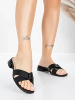 Sandale Dama cu Toc Gros 103 Negru | Advancer » meishop.life