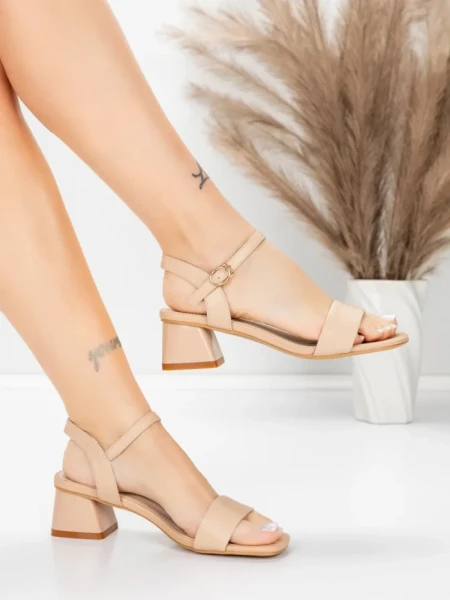 Sandale Dama cu Toc Gros 22396 Piersica | Advancer » meishop.life