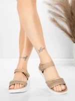 Sandale Dama cu Platforma 5GS68 Piersica | Mei » meishop.life