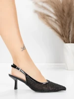 Pantofi Stiletto 5LE29 Negru | Mei » meishop.life