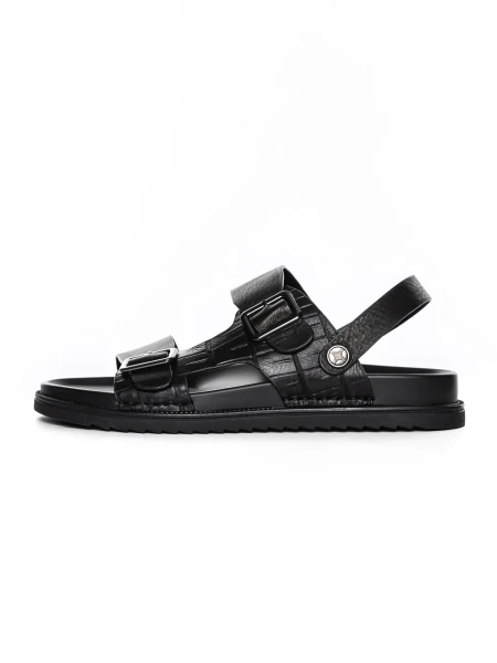 Sandale Barbati OB10555 Negru » meishop.life