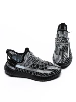 Pantofi Sport Barbati XJ51 Negru-Gri » meishop.life