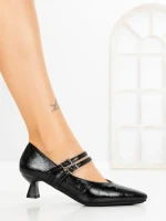 Pantofi cu Toc mic JM270E NEGRO | ANNALISE