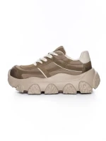 Pantofi Sport Dama din piele naturala 9805 APRICOT | FRANCO GERARDO