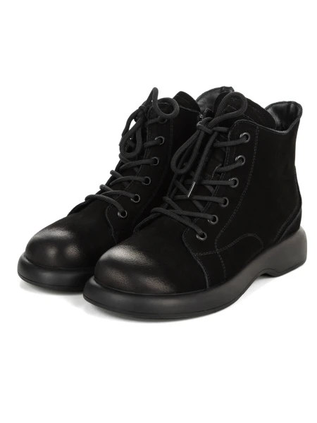 Ghete Dama din piele naturala 16192 Negru | Advancer » meishop.life