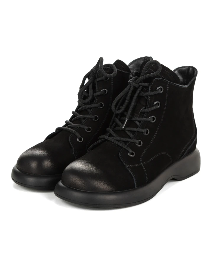 Ghete Dama din piele naturala 16192 Negru | Advancer » meishop.life