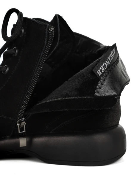 Ghete Dama din piele naturala 16192 Negru | Advancer » meishop.life