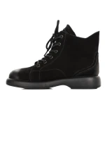 Ghete Dama din piele naturala 16192 Negru | Advancer » meishop.life