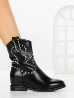 Ghete Dama cu Platforma C-157 BLACK | STEPHAN