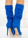 Botine cu Toc Subtire C-270 BLUE | STEPHAN