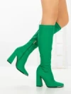 Cizme Dama cu Toc C-239 GREEN | STEPHAN