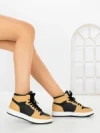 Sneakers Dama F005 YELLOW-BLACK | COSTA SOL