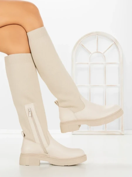 Cizme Dama FB-320 BEIGE | VIVIRICH