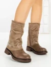 Ghete Dama 5843 KHAKI | SEASOND