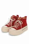 Pantofi Sport Dama din piele naturala 65389-1 RED | ADVANCER