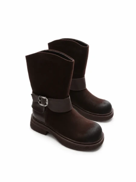 Ghete Dama din piele naturala 5150-2 BROWN | ADVANCER
