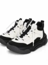 Ghete Barbati din piele naturala 01701 WHITE | ADVANCER