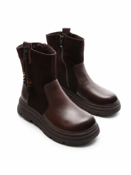 Ghete Dama din piele naturala 99312 BROWN | ADVANCER