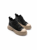 Ghete Dama din piele naturala 66082 BLACK | ADVANCER