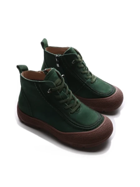 Ghete Dama din piele naturala 9517 GREEN | ADVANCER