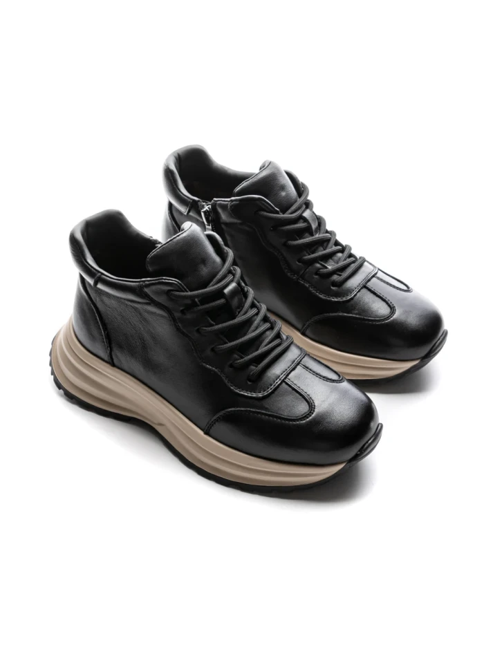 Ghete Dama din piele naturala 80721 BLACK | ADVANCER