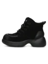 Ghete Dama din piele naturala 1575-2 BLACK | ADVANCER