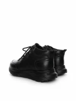 Ghete Barbati din piele naturala 35600 BLACK | ADVANCER