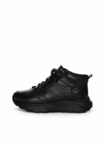 Ghete Barbati din piele naturala 35600 BLACK | ADVANCER