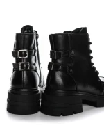 Ghete Dama din piele naturala M5808-2 BLACK | ADVANCER