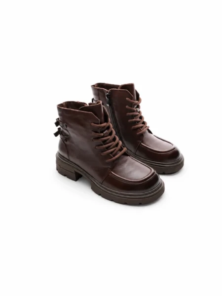 Ghete Dama din piele naturala M5808-2 BROWN | ADVANCER