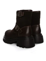 Ghete Dama din piele naturala 2810-2 BROWN | ADVANCER