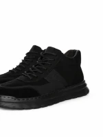 Ghete Barbati din piele naturala CM611R BLACK | ADVANCER