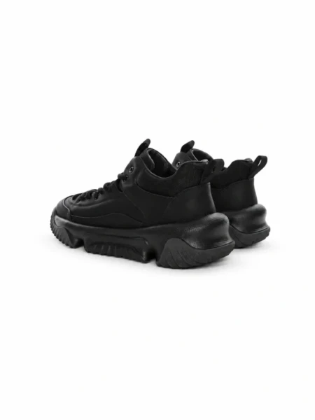 Ghete Barbati din piele naturala 01701 BLACK | ADVANCER