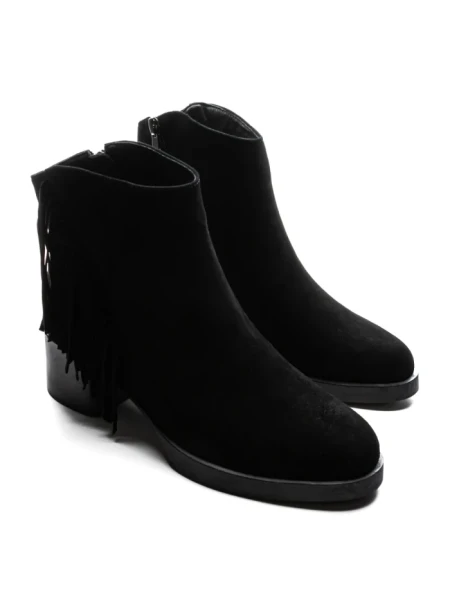 Ghete Dama din piele naturala 963-5 BLACK | ADVANCER