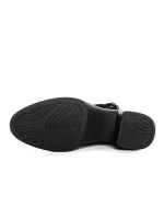 Ghete Dama din piele naturala 963-5 BLACK | ADVANCER