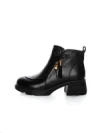 Ghete Dama din piele naturala 25808 BLACK | ADVANCER