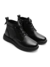 Ghete Dama din piele naturala 2586M BLACK | ADVANCER