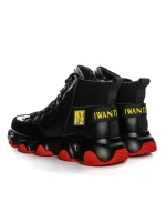 Ghete Barbati din piele naturala 1006-8 BLACK | ADVANCER