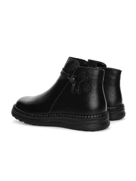 Ghete Dama din piele naturala 2587 BLACK | ADVANCER