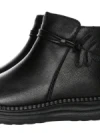 Ghete Dama din piele naturala 2587 BLACK | ADVANCER
