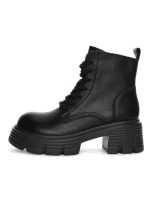 Ghete Dama din piele naturala 3007 BLACK | ADVANCER