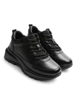 Ghete Barbati din piele naturala 37318 BLACK | ADVANCER