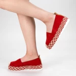 Pantofi Casual Dama cu Platforma BL00029 Red Botinelli